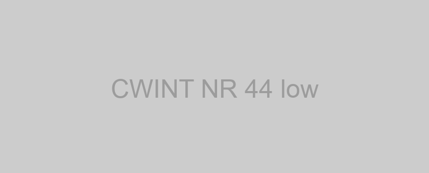 CWINT NR 44 low